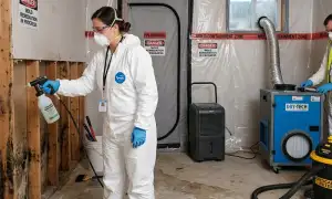 Mold remediation service widget for water damage cleanup in Lexington, KY